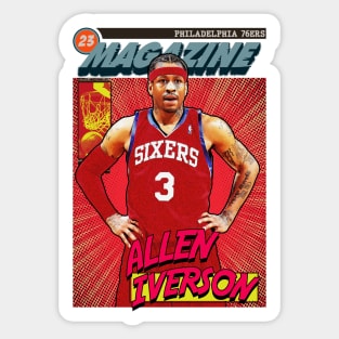 Allen Iverson - Comics Magazine Retro Sticker